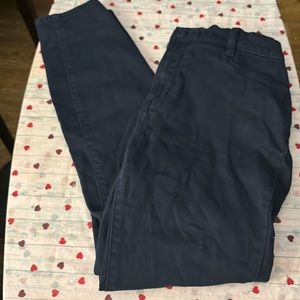 Gap Stretch Skinny Pants-Navy